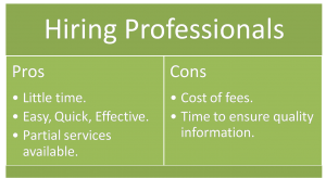 Hiring Professionals: Pros and Cons